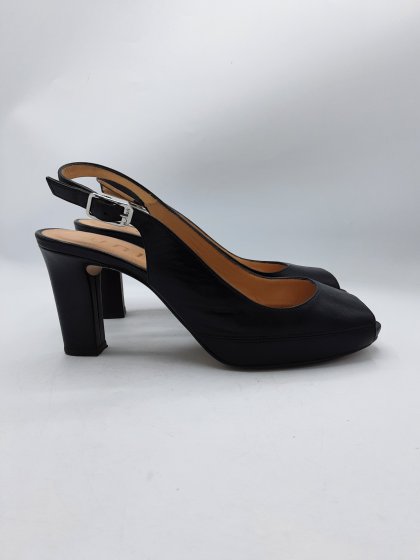 Open toe UNISA noirs de seconde main