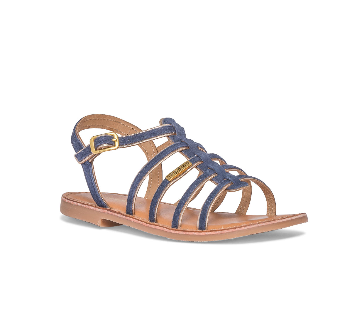 Sandale fille LES TROPÉZIENNES bleu marine