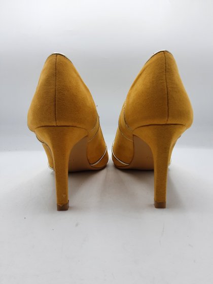Open-toe CAMAIEU jaune de seconde main