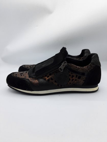 Baskets PHILIPPE MORVAN noires de seconde main