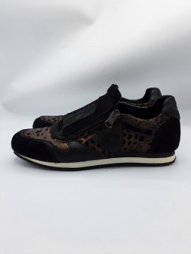 Baskets PHILIPPE MORVAN noires de seconde main