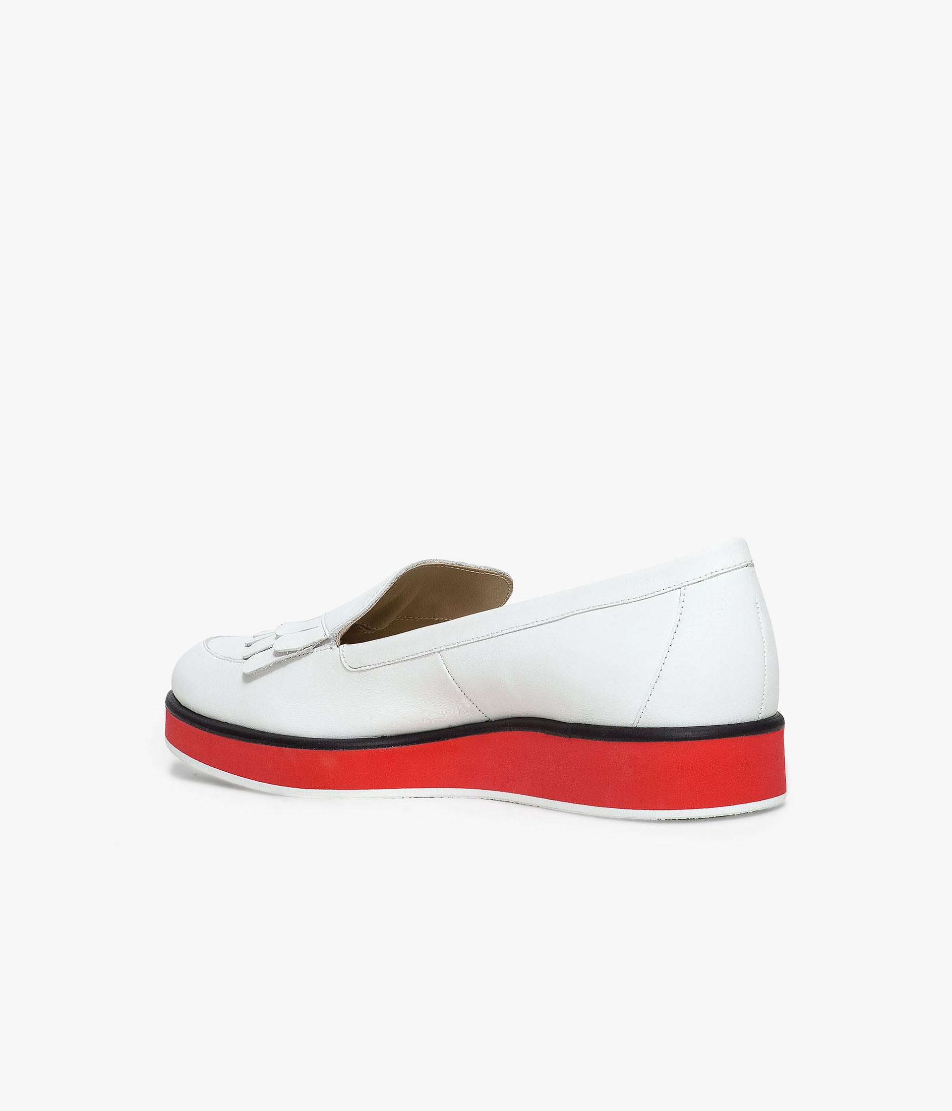 MOCASSIN LAFITA BLANC