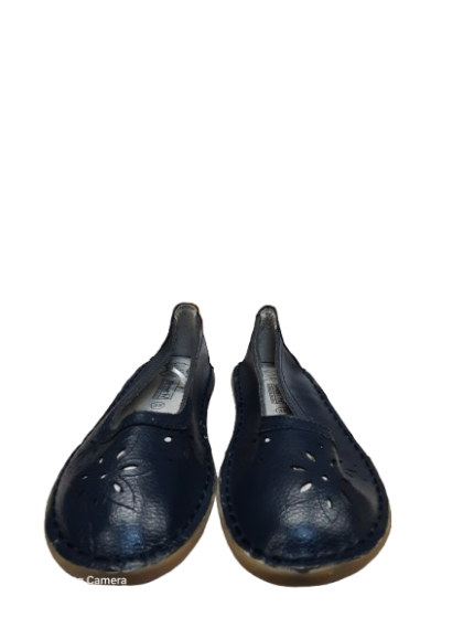 Ballerines cuir bleu marine SweatR de seconde main