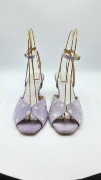 Sandales mauves de seconde main