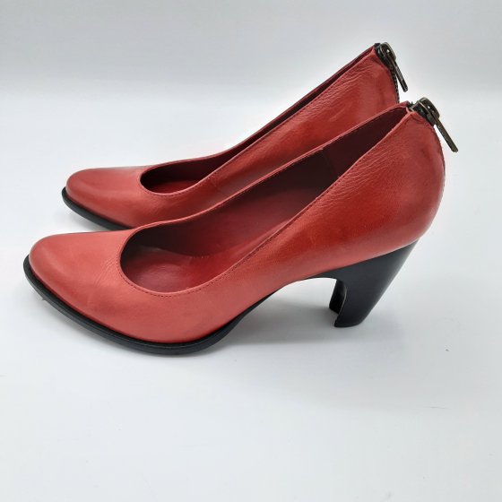 escarpin rouge de seconde main