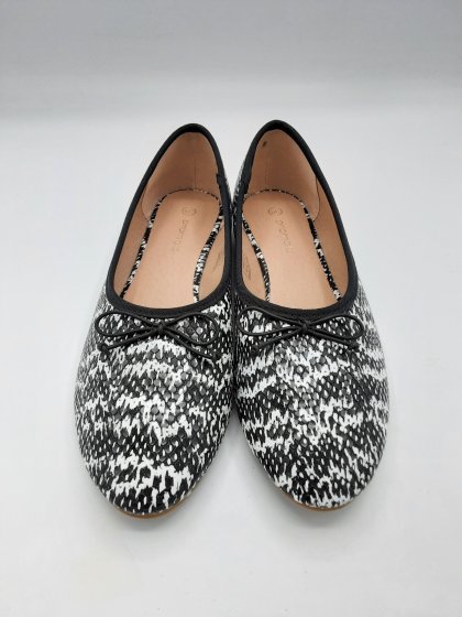 Ballerines noires et blanches pointure 39