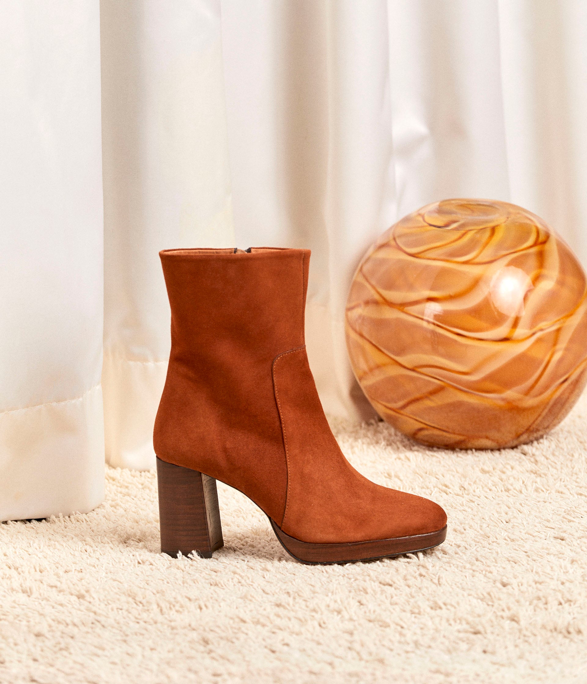 BOOTS LEONTINE COGNAC