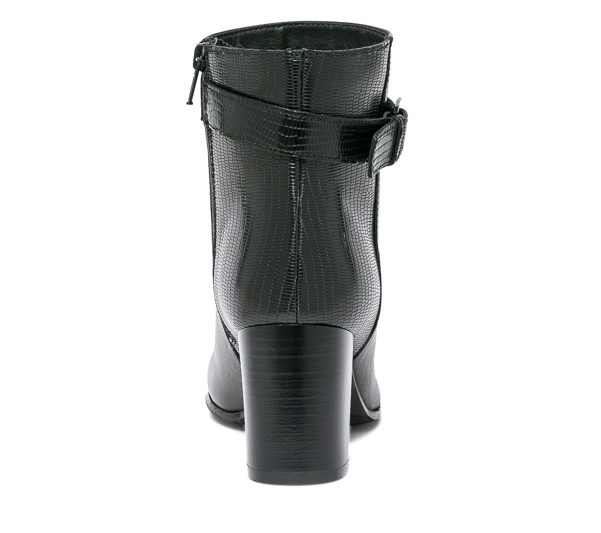 Boots noir en cuir