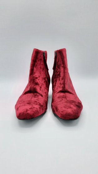 bottines rouge mango de seconde mains