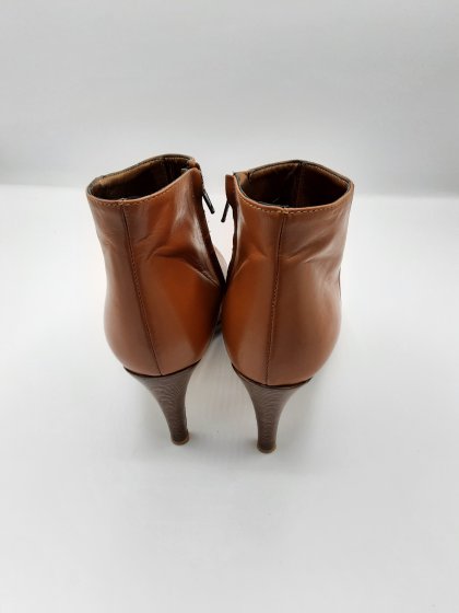 Bottines à talons Mellow Yellow cognac de seconde main