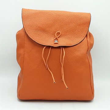 Maroquinerie orange de seconde main