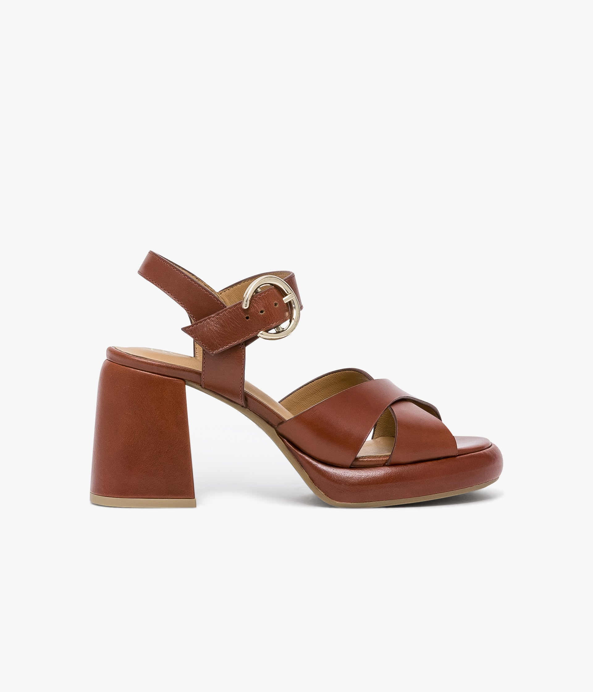 SANDALE POPPY COGNAC