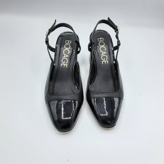 Escarpin talon noir Bocage