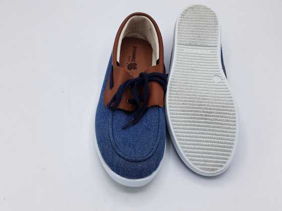 Mocassin bateau toile seconde main