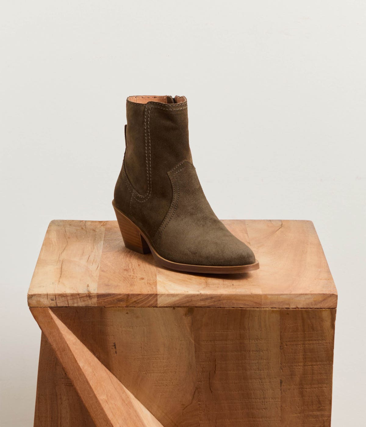 BOOTS À TALON DALLAS KAKI