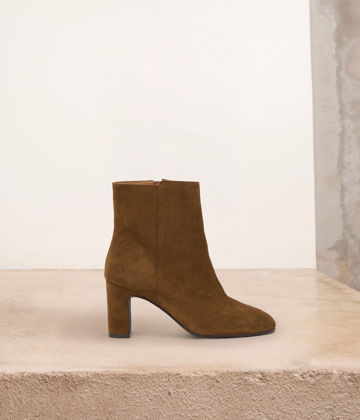 BOOTS À TALON JULIA CAMEL