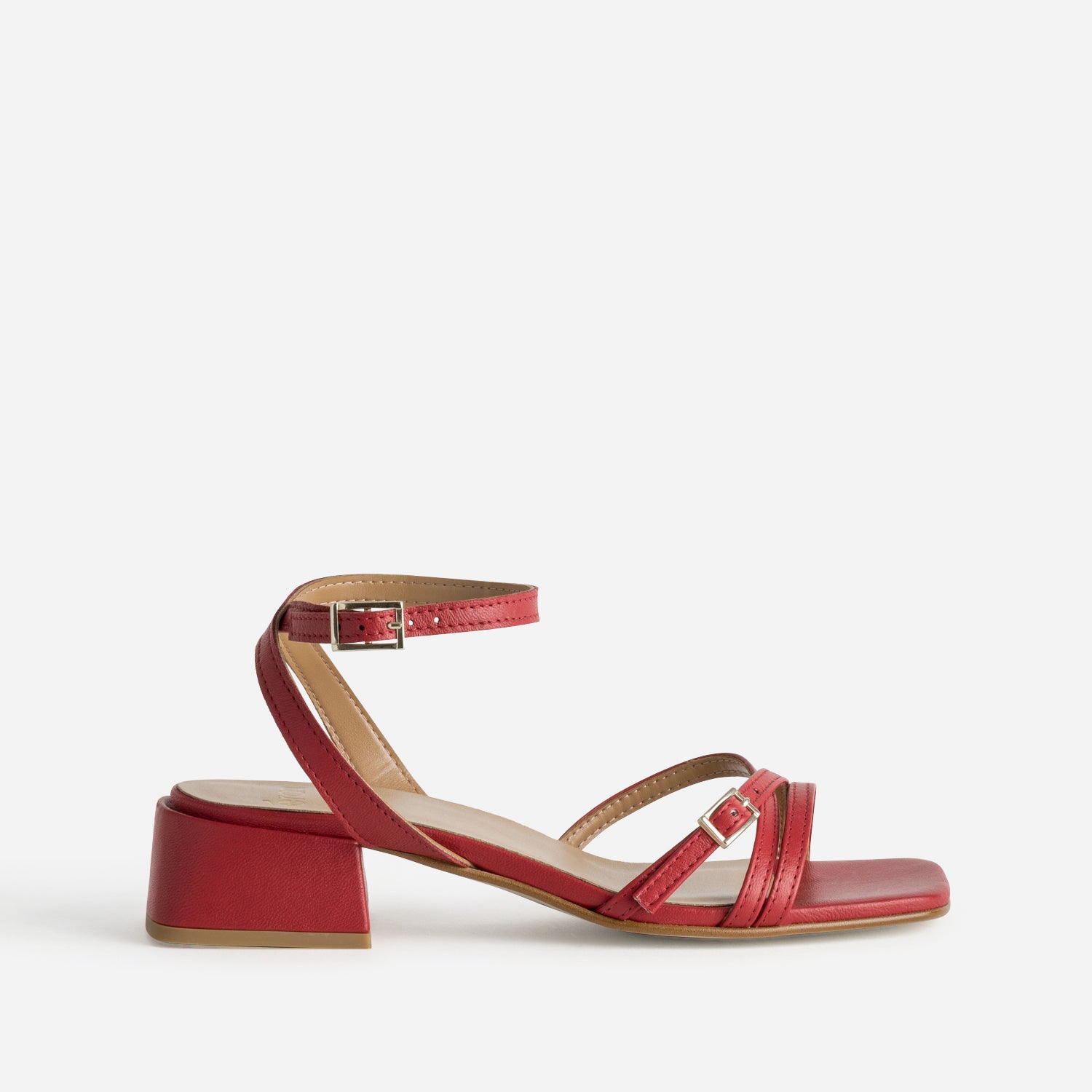 SANDALE GUENAELLE ROUGE
