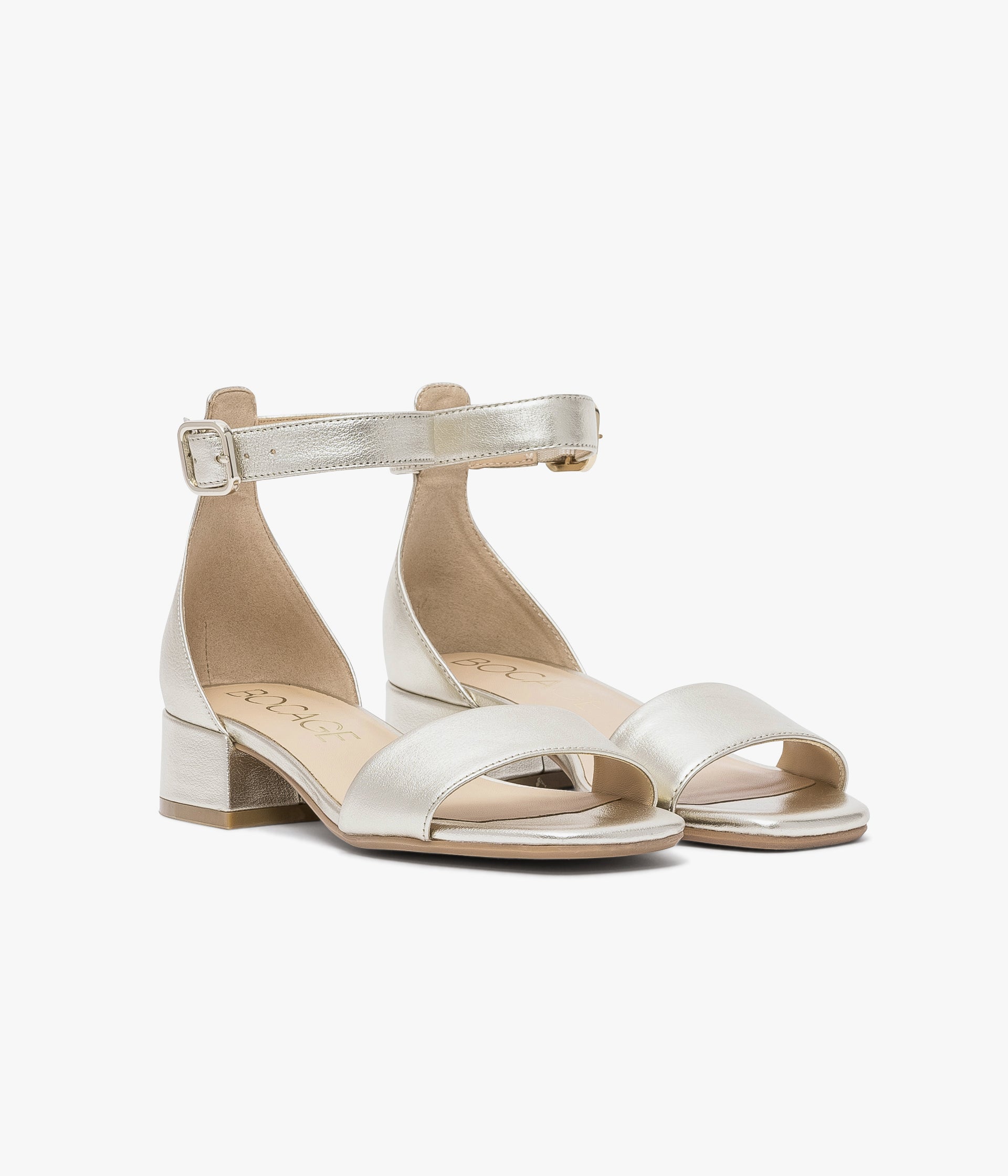 SANDALE GRETA PLATINE