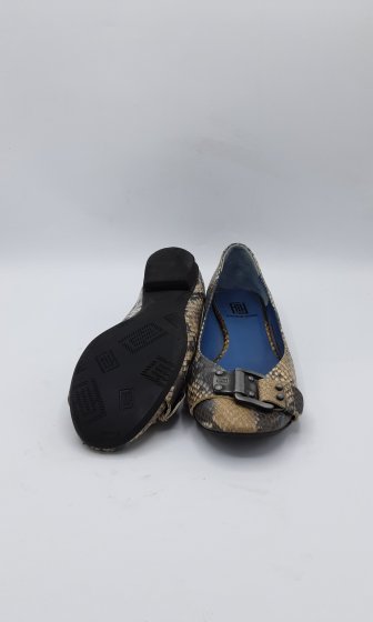 Ballerines France Mode motif python de seconde main