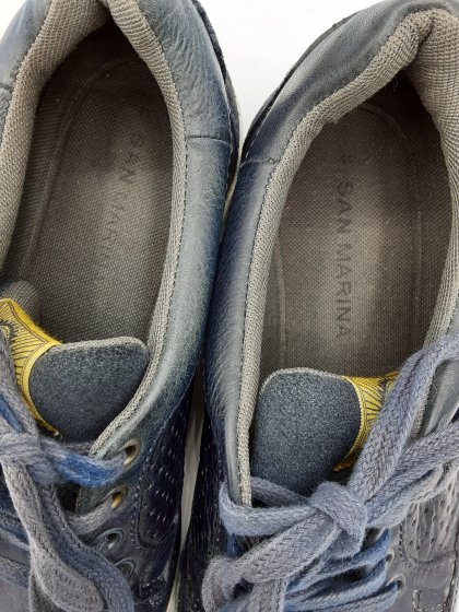 sneakers bleu marine San Marina de seconde main