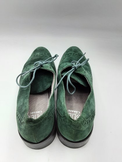Derbies FOLIE'S CHAUSS vertes de seconde main