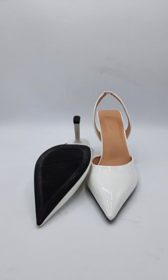 Slingbacks blanc de seconde main