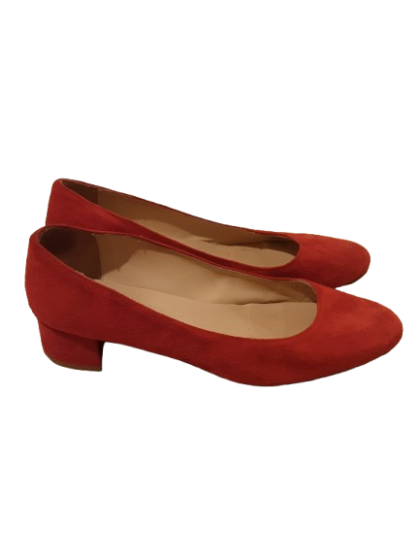 Escarpins rouge nubuck MINELLI T38 de seconde main