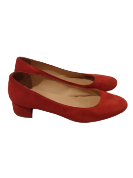 Escarpins rouge nubuck MINELLI T38 de seconde main