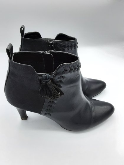 bottines noires d'occasion