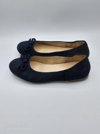 Ballerine bleue marine en cuir - CAPRICE - T37 de seconde main