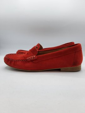 Mocassins QOOTUM rouges de seconde main