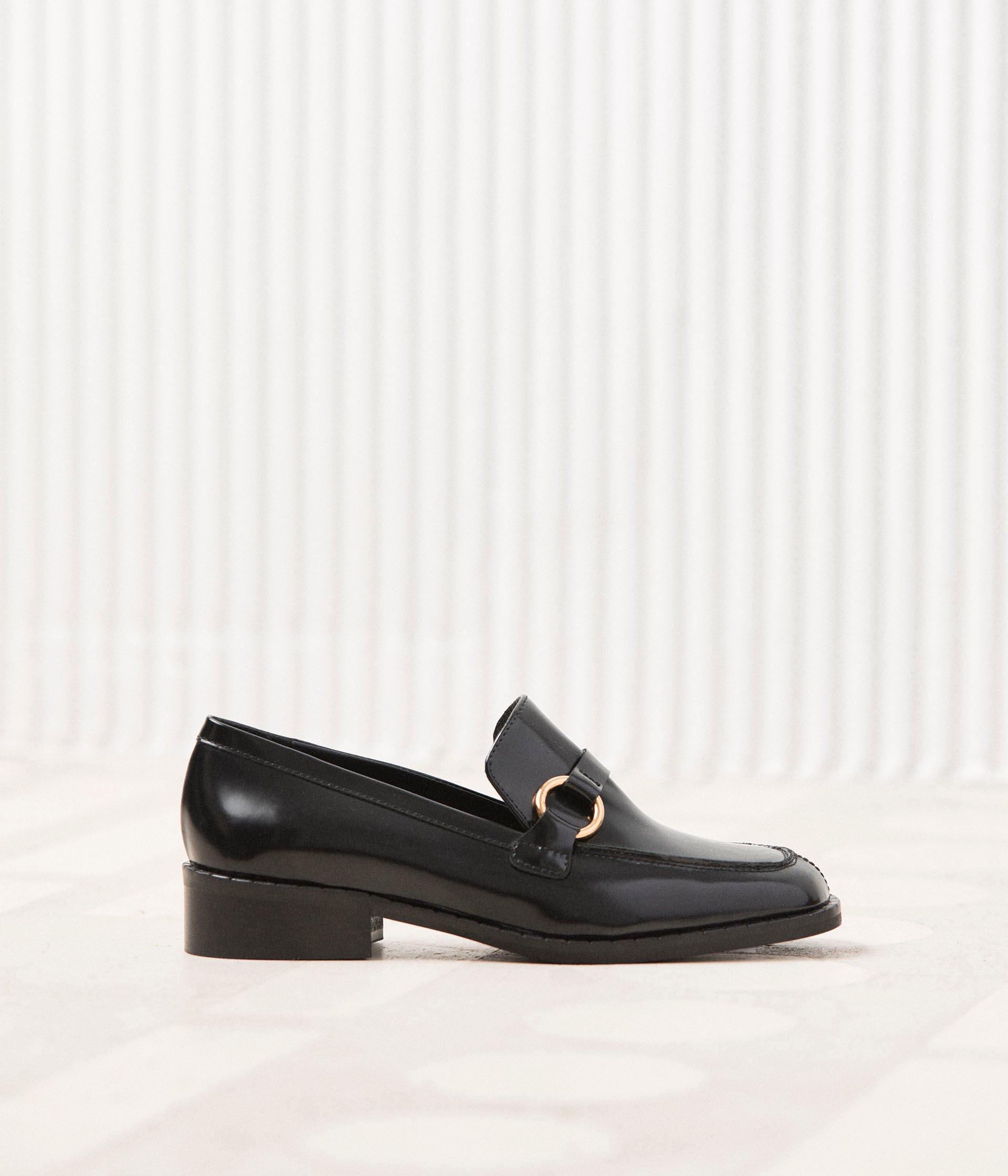 MOCASSIN CAPUCINE NOIR