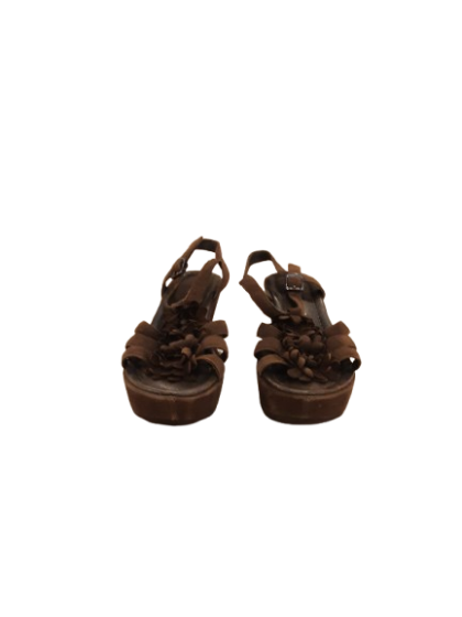 Sandales à talons marrons de seconde main