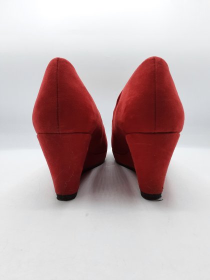 Escarpins compensés TAMARIS rouges de seconde main