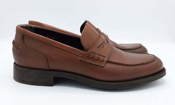 Mocassins en cuir marron de seconde main