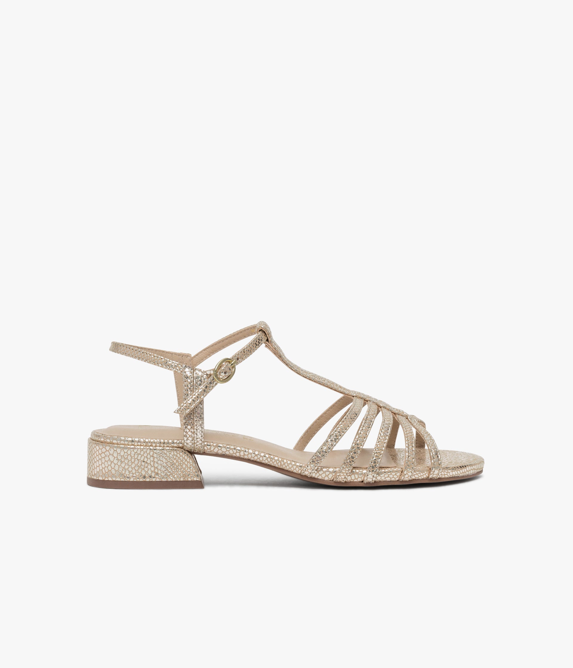 SANDALE GLADDIE PLATINE