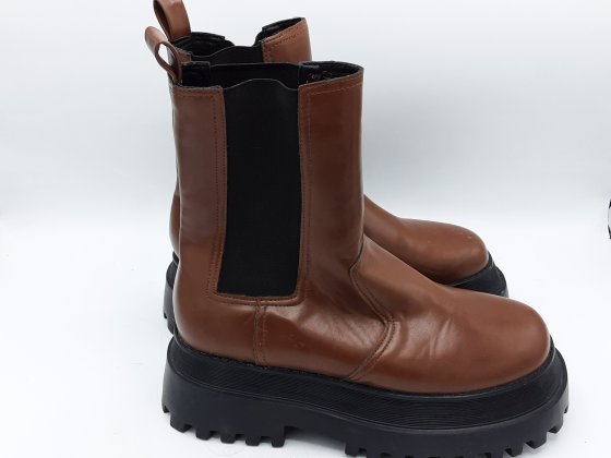 boots marron shein de seconde main