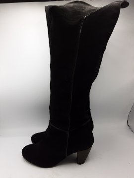 Bottes cuissardes noires de seconde main