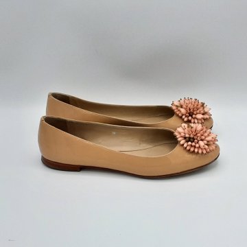 Ballerines Heyraud beige de seconde main