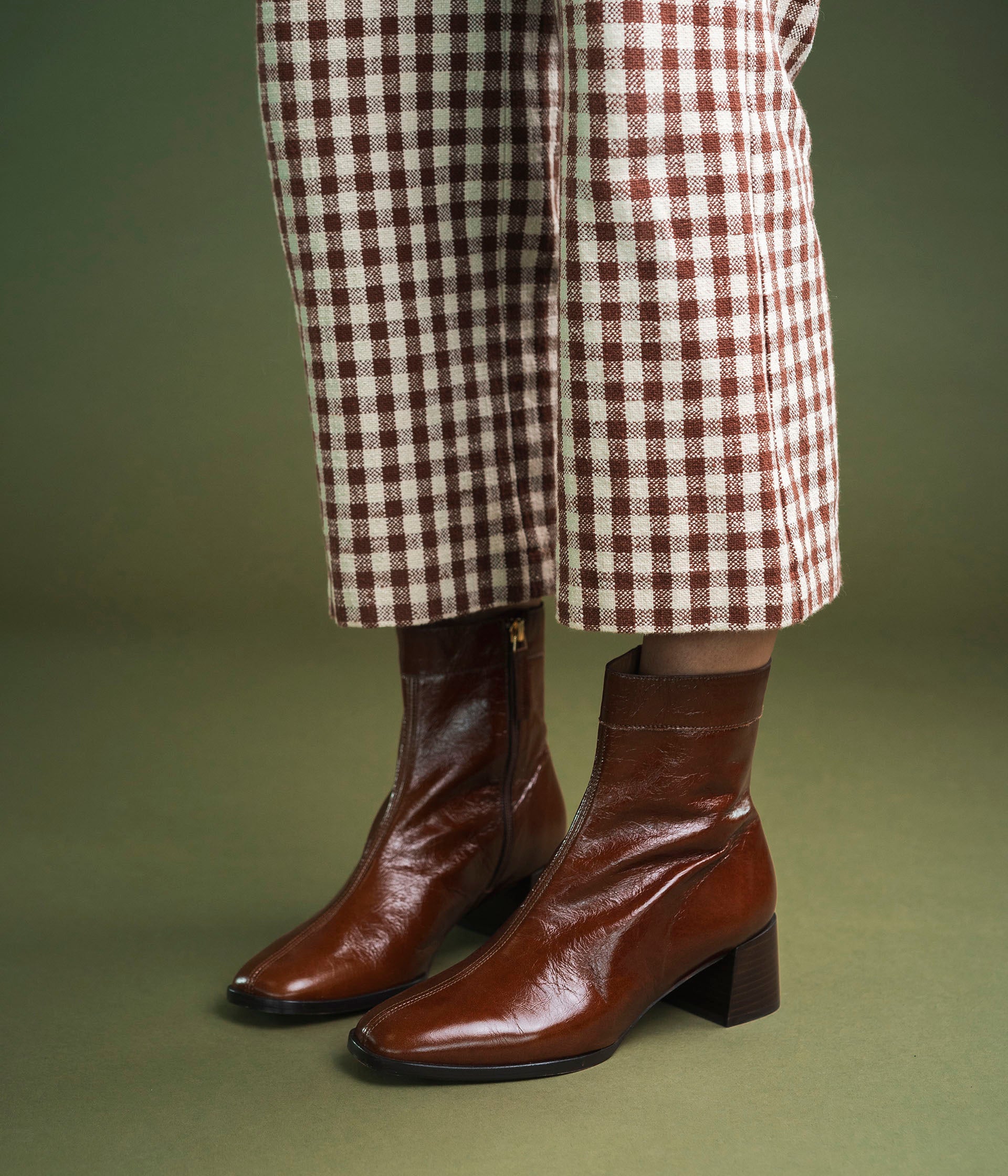 BOOTS TAMARA COGNAC VINTAGE