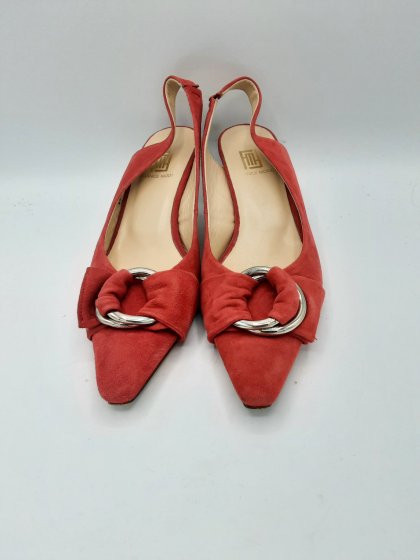 Slingbacks rouge de seconde main