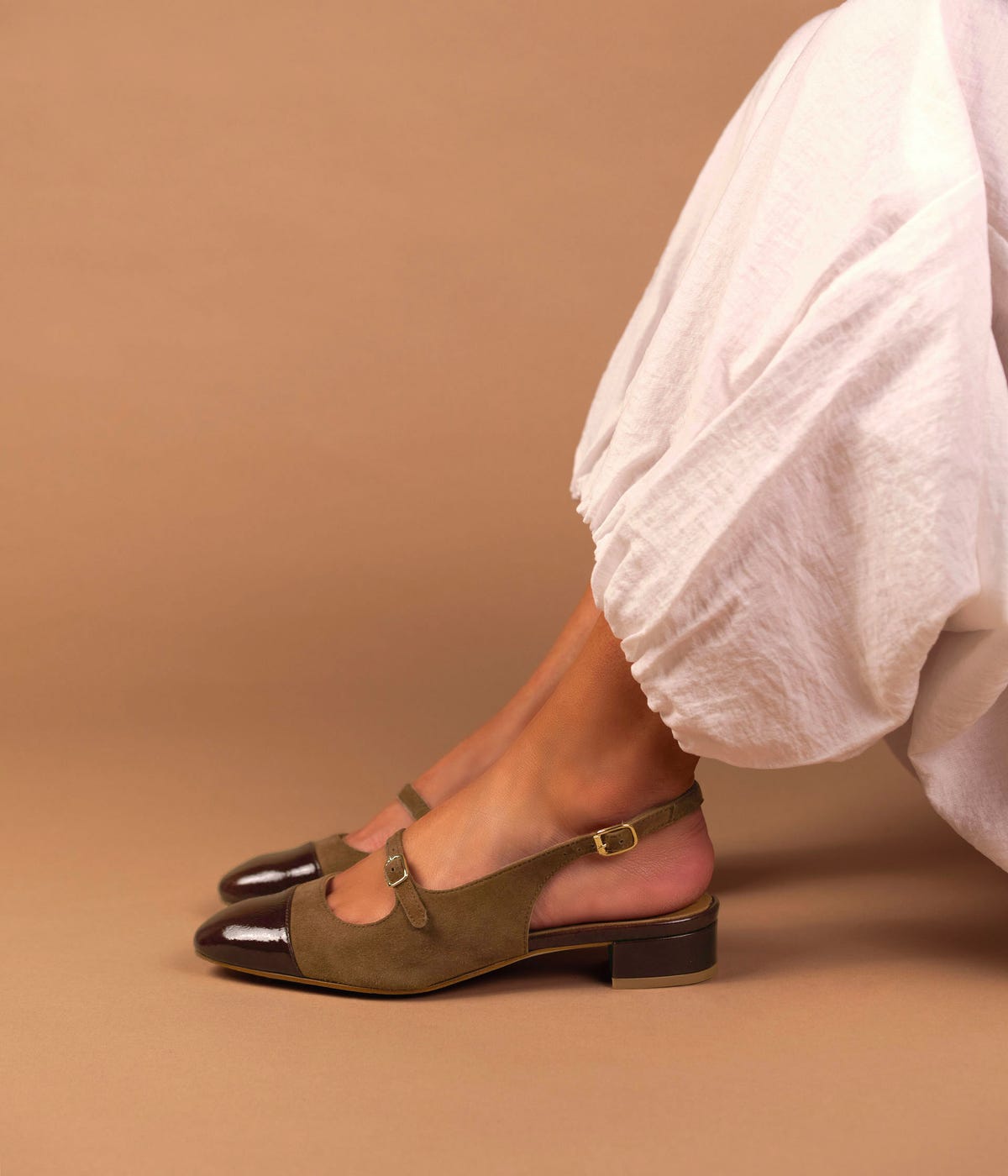 SLINGBACK SWANN CHOCOLAT