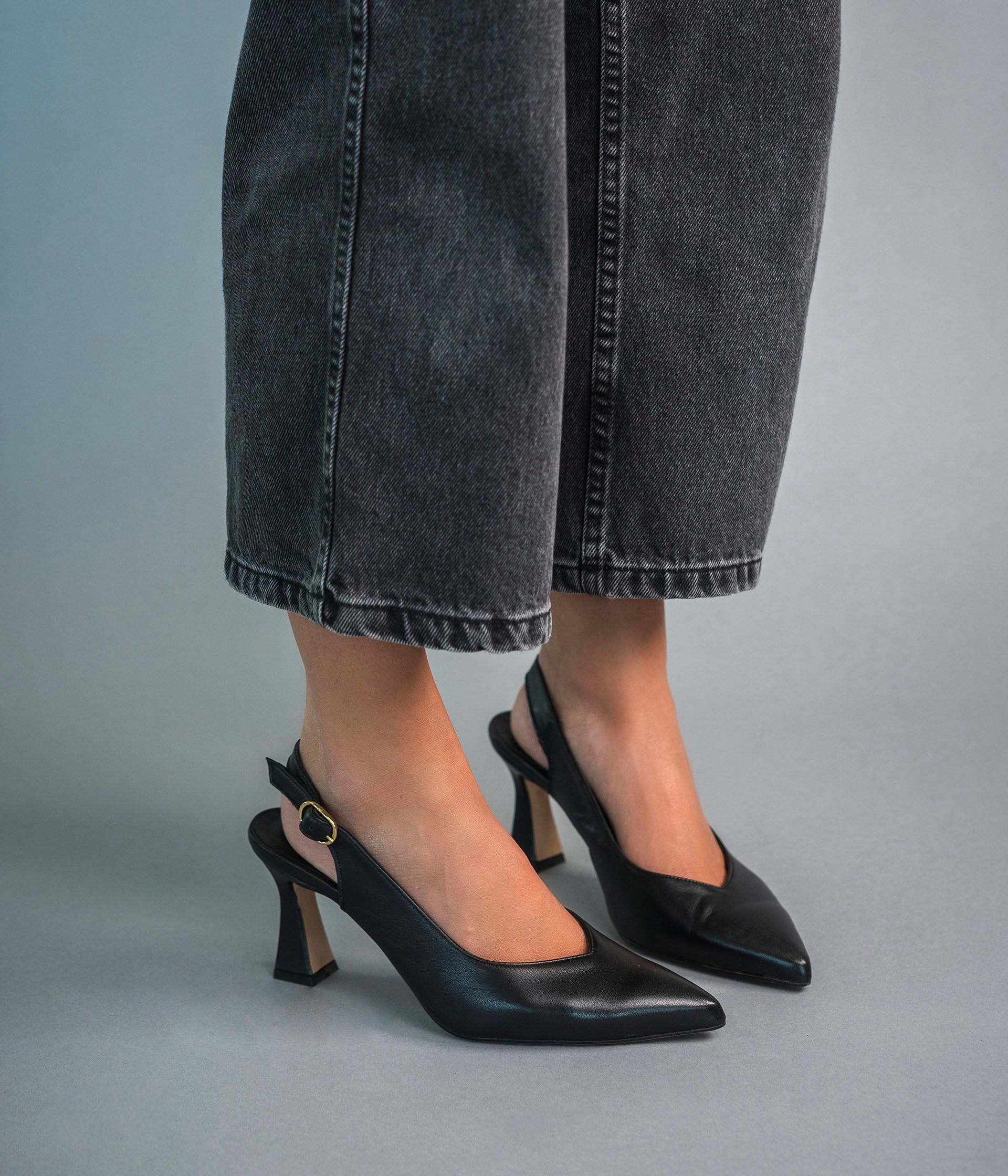 SLINGBACK DAFFY NOIR