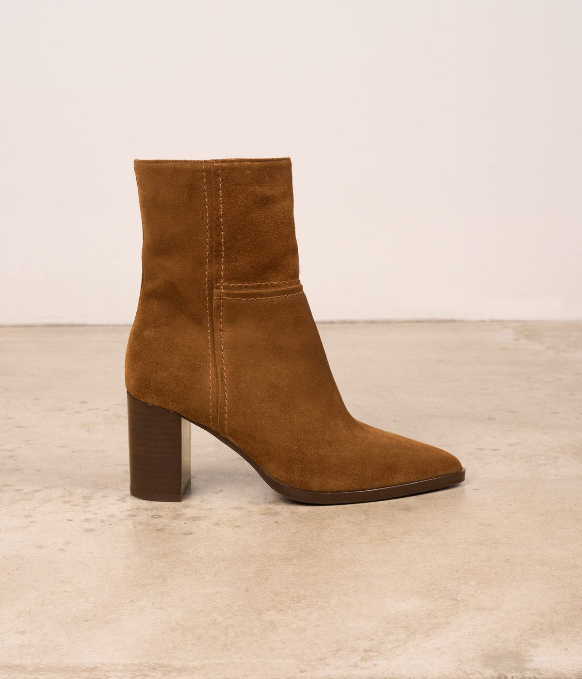 BOOTS À TALON CLEMENCE CAMEL