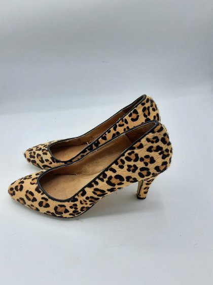 escarpins softgrey python de seconde main