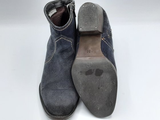Boots tamaris bleu de seconde main