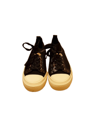 Basket en toile noire REQINS de seconde main