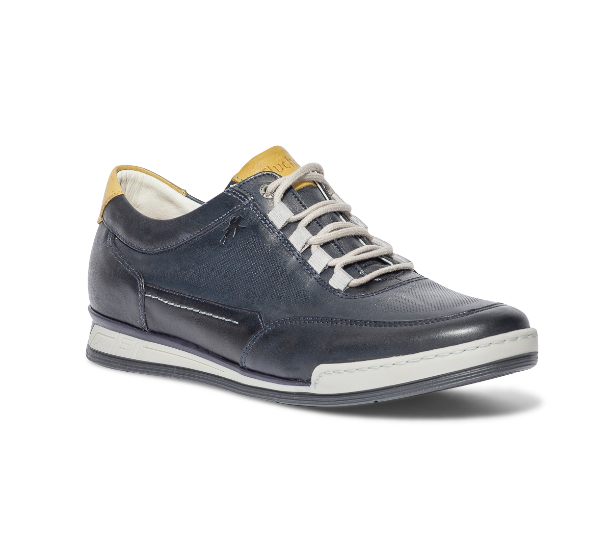 Tennis FLUCHOS marine en cuir