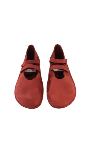 Paire de ballerine à brides rouge de seconde main