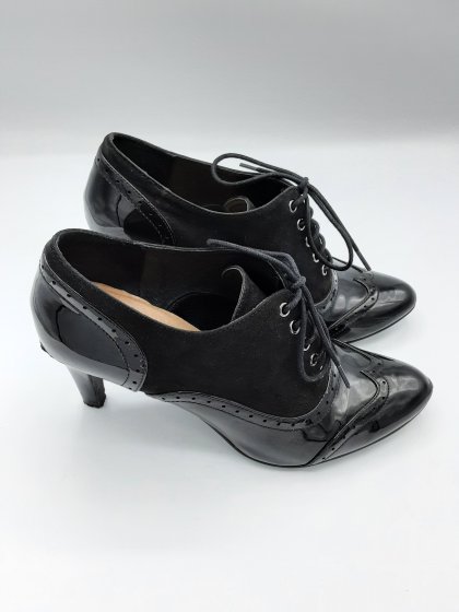 chaussures d'occasion noires vernies